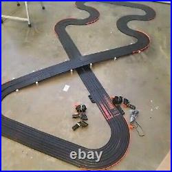 Afx tomy aurora 4- lane slot car track ho 1/64 scale no cars track only, look