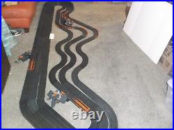 Afx tomy aurora 6- lane slot car track ho 1/64 scale, tested, no cars, look