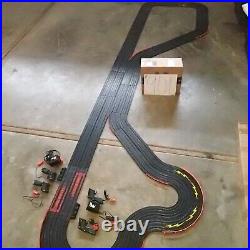 Afx tomy giant 4- lane slot car track ho 1/64 scale