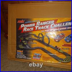 Artin Electric Racing Set Power Rangers Race Track Challenge #844073, NIOB! Rare