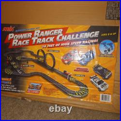 Artin Electric Racing Set Power Rangers Race Track Challenge #844073, NIOB! Rare