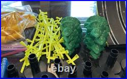 Artin Rare Slot Car Set Grand Team Challenge Four Racers 65 1/2 Foot Track