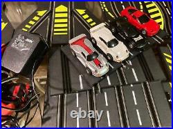 Artin Rare Slot Car Set TEAM GRAND PRIX 4 CARS 110 track Huge Lot TESTED