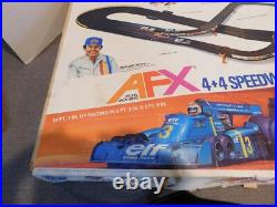 Aurora AFX 4 Lane HO Slot Car Track 4x4 Speedway