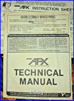 Aurora AFX Classic motoring Car Race Set complete with Track, Manual all new