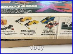 Aurora AFX Daytona HO Slot Car Set with 2 Cars Tested Working Vintage