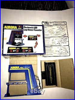 Aurora/AFX Electronic DIGITAL LED Timer lap counter Open Box'79 (no 6 Track)