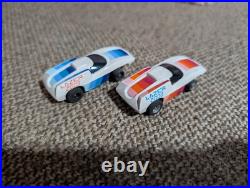 Aurora AFX G+ Lazer HO Slot Car Set withDouble Track