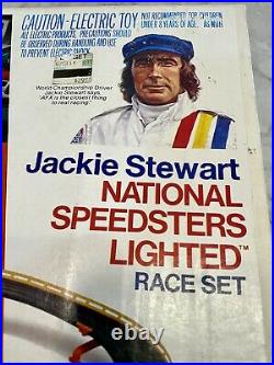 Aurora AFX HO Scale Racing Jackie Stewart National Speedsters Lighted Complete