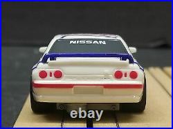 Aurora AFX HO Scale Slot Car Tomy Nissan Skyline Race Track #1 White RARE Light