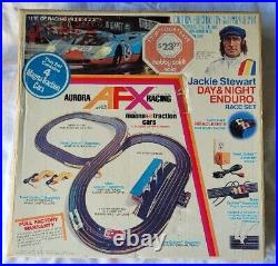 Aurora AFX Jackie Stewart Day & Night Enduro HO Slot Car Track Set NO CARS