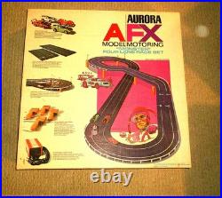 Aurora AFX MONSTER FOUR LANE RACE SET From 1971-1st Year AFX Race Set-No Cars