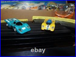 Aurora AFX Slot Car Race Track Set JACKIE STEWART 24 Hr Enduro Read