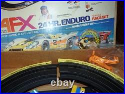 Aurora AFX Slot Car Race Track Set JACKIE STEWART 24 Hr Enduro Read