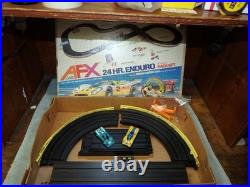 Aurora AFX Slot Car Race Track Set JACKIE STEWART 24 Hr Enduro Read
