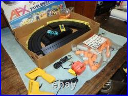 Aurora AFX Slot Car Race Track Set JACKIE STEWART 24 Hr Enduro Read
