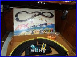 Aurora AFX Slot Car Race Track Set JACKIE STEWART 24 Hr Enduro Read