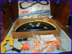 Aurora AFX Slot Car Race Track Set JACKIE STEWART 24 Hr Enduro Untested Read