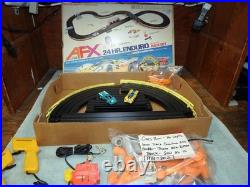 Aurora AFX Slot Car Race Track Set JACKIE STEWART 24 Hr Enduro Untested Read