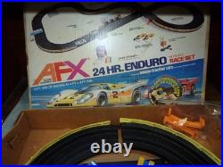 Aurora AFX Slot Car Race Track Set JACKIE STEWART 24 Hr Enduro Untested Read