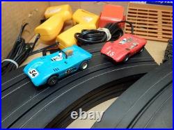 Aurora AFX Slot Car Race Track Set JACKIE STEWART Cars Run good