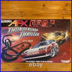 Aurora AFX Thunderloop Thriller Race Slot Car Track Tomy AU E1223