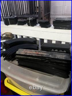 Aurora AFX Track & Accessories Lot Straight, Curved, Cross Tracks, Red Connec