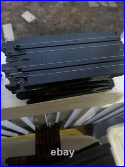 Aurora AFX Track & Accessories Lot Straight, Curved, Cross Tracks, Red Connec