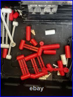 Aurora AFX Track & Accessories Lot Straight, Curved, Cross Tracks, Red Connec