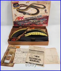 Aurora AFX Western Classic Car Race Set with Track, Manual & Maintenance Kit
