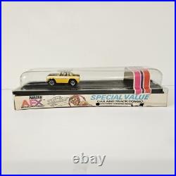 Aurora Afx Car & Track Combo Yellow Ford Baja Bronco