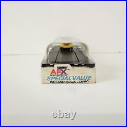 Aurora Afx Car & Track Combo Yellow Ford Baja Bronco