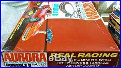 Aurora Model Motoring T-jet #1301 Ho 2 Lane Slot Car Race Track Set 2 Cars Box +