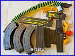 Aurora Tyco Slot Car Double Set Track, 2 Power, 4 Controllers, 8 Cars Aurora Tyco Slot Car Double Set Track, 2 Power, 4 Controllers, 8 Cars
