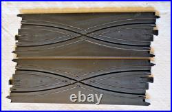 Aurora Tyco Slot Car Double Set Track, 2 Power, 4 Controllers, 8 Cars