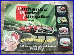Authentic Model Turnpike AMT slot car track 1960's Super Clean SCARCE