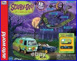Auto World 18' Scooby Doo Meets Batman & Robin Slot Race Set HO Scale