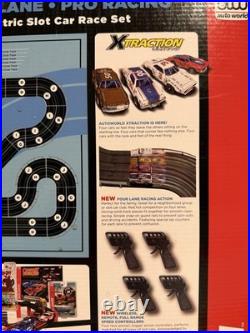 Auto World 36' Victory 400 4 Lane Slot Race Set Ho Scale