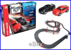 Auto World 50th Anniversary 2015 Mustang GT 16' Track Slot Car Set HO / 1/64