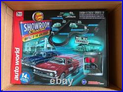 Auto World AW Showroom Shootout Slot Car Racing Track Set New in Box