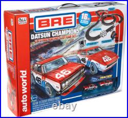 Auto World BRE Datsun Champions 510 vs 240z 16' HO Slot Car Set USED RETURN