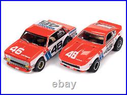 Auto World BRE Datsun Champions 510 vs 240z 16' HO Slot Car Set USED RETURN