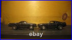 Auto World HO Pit Kit Slot Cars LOT OF 14 ASSEMBLED OILED TRACK TESTED