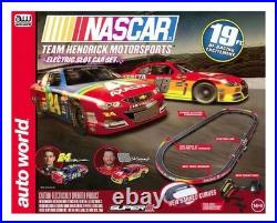 Auto World Nascar Hendricks Motor SportsElectric Racing Slot (7) Car Set Combo