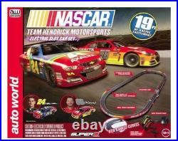 Auto World Nascar Hendricks Motor SportsElectric Racing Slot (7) Car Set Combo