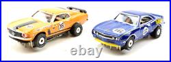 Auto World / Premium Hobbies T/A Challenge Mustang Camaro HO Slot Car Race Set