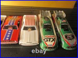 Auto World SLOT CARS LOT of 7 (NOS) FUNNY CARS ALL OILED AND TRACK TESTED