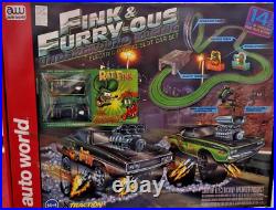 Auto World SRS347 RAT Fink & Furry-Ous HO Track Set MINT