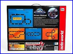 Auto World Semi Frozen Race Set 2 Lighted Racing Rigs White Tracks Fits AW, AFX