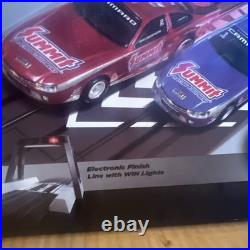Auto World Summit Racing Pro Racing Dragstrip Electric Slot Car Track 4Gear